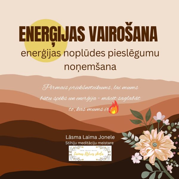 ENERĢIJAS VAIROŠANA – enerģijas noplūdes pieslēgumu noņemšana